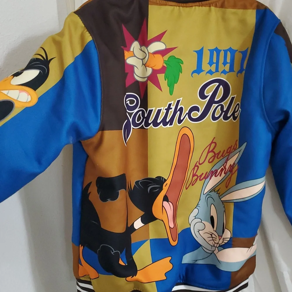 Southpole Looney Toons varsity‎ style bomber jacket size medium brand new